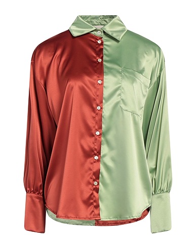 KATE BY LALTRAMODA Patterned shirts & blouses Light green 100% Polyester