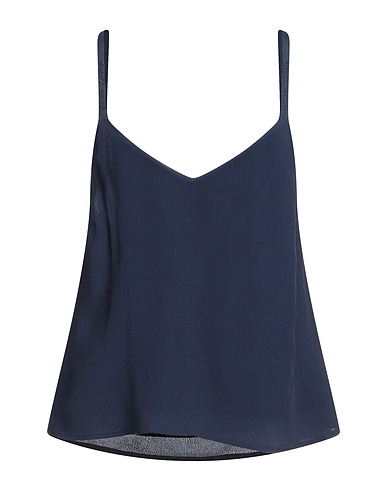 TOMMY JEANS Camisole Navy blue 100% Polyester