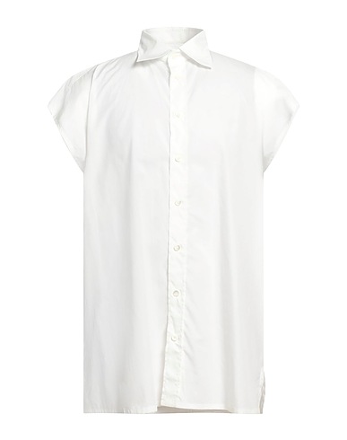 DOLCE&GABBANA Solid colour shirt White 100% Cotton