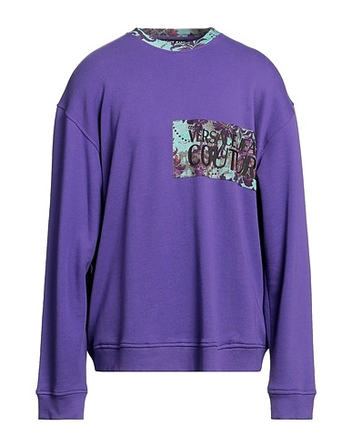 VERSACE JEANS COUTURE | Purple Men‘s Sweatshirt | YOOX