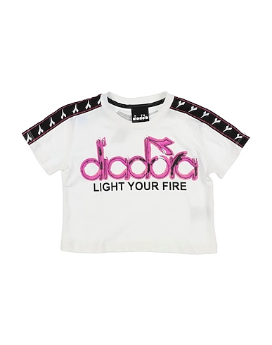 DIADORA T-shirt White 100% Cotton