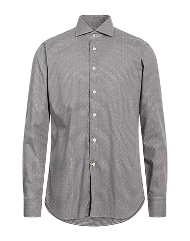 CALIBAN Checked shirt Burgundy 100% Cotton