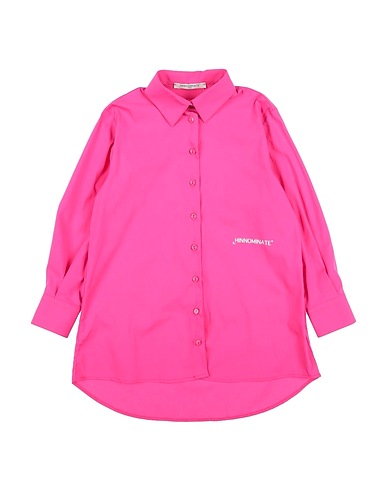 HINNOMINATE Solid colour shirts & blouses Fuchsia 61% Cotton, 35% Nylon, 4% Elastane