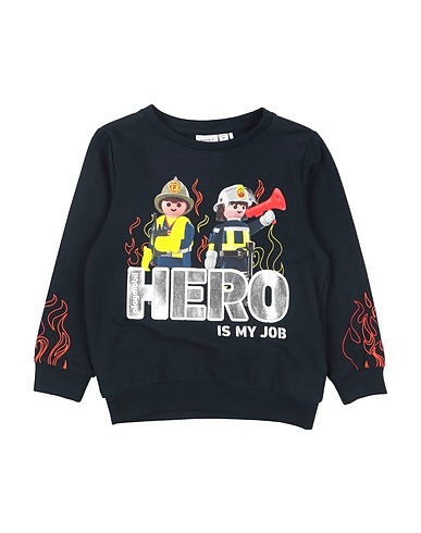 NAME IT® T-shirt Navy blue 95% Cotton, 5% Elastane