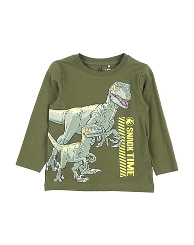 NAME IT® T-shirt Verde militare 95% Cotone, 5% Elastan