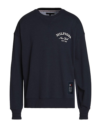 TOMMY HILFIGER Sweatshirt Navy blue 58% Viscose, 42% Cotton