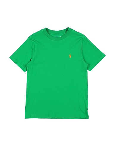 POLO RALPH LAUREN T-shirt Cotton Jersey Crewneck Tee
 Green 100% Cotton