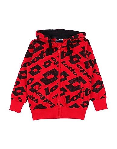 LOTTO Sweatshirt Red 80% Cotton, 20% Polyester