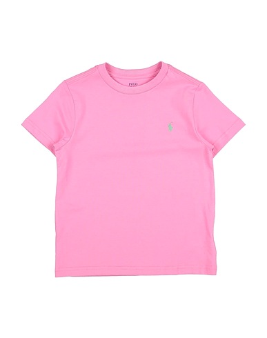 POLO RALPH LAUREN T-shirt COTTON JERSEY CREWNECK TEE
 Magenta 100% Cotton