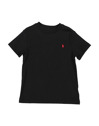 POLO RALPH LAUREN T-shirt COTTON JERSEY CREWNECK TEE
 Black 100% Cotton