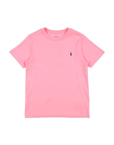 POLO RALPH LAUREN T-shirt COTTON JERSEY CREWNECK TEE
 Pink 100% Cotton