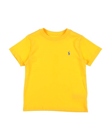 POLO RALPH LAUREN T-shirt COTTON JERSEY CREWNECK TEE
 Yellow 100% Cotton
