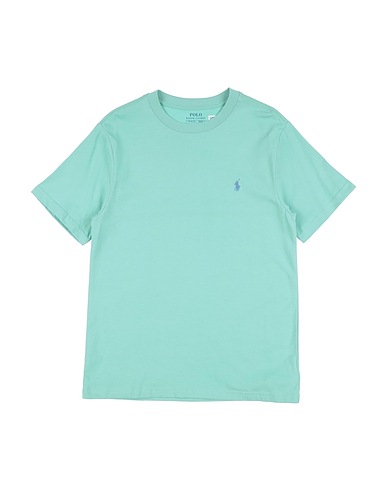 POLO RALPH LAUREN T-shirt COTTON JERSEY CREWNECK TEE
 Light green 100% Cotton