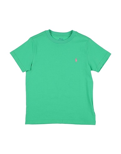 POLO RALPH LAUREN T-shirt COTTON JERSEY CREWNECK TEE
 Emerald green 100% Cotton