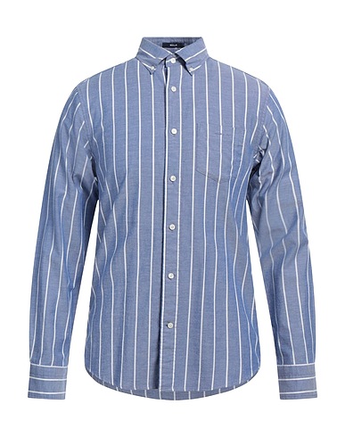 GANT Gestreiftes Hemd Blau 100% Baumwolle