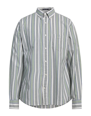 GANT Camicia a righe Verde chiaro 100% Cotone