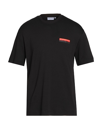 CALVIN KLEIN T-shirt Black 100% Cotton