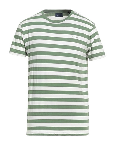 GANT T-shirt Verde salvia 100% Cotone