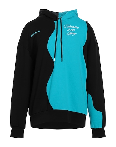 NUMERO 00 Hooded track jacket  Black 100% Cotton