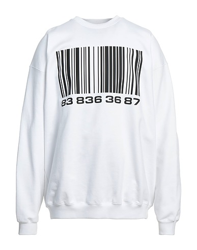 VETEMENTS Felpa Bianco 80% Cotone, 20% Elastan
