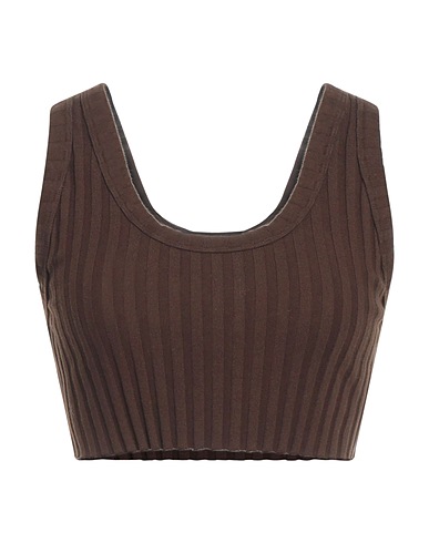 COTTON CITIZEN Top Brown 94% Cotton, 6% Elastane
