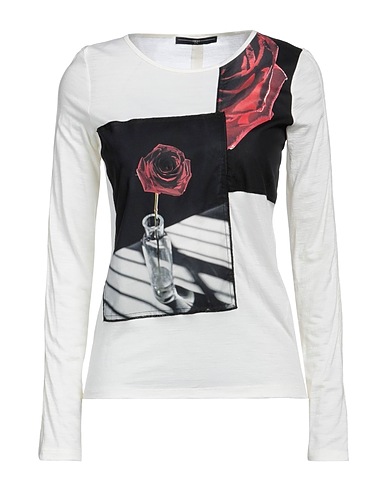 HIGH T-shirt Ivory 100% Wool, Cotton