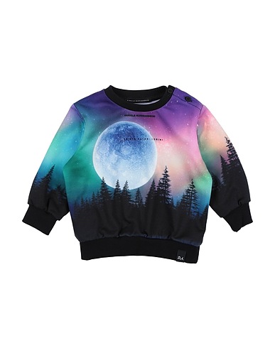 DANIELE ALESSANDRINI Sweatshirt Purple 95% Polyester, 5% Elastane