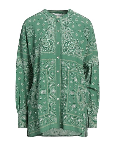 TOMMY HILFIGER Patterned shirts & blouses Green 100% Viscose