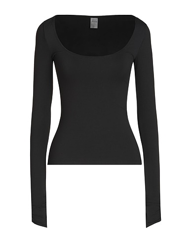 FRANKIES BIKINIS T-shirt DEMI ELASTANE LONG SLEEVE SHIRT  Black 80% Recycled polyester, 20% Elastane