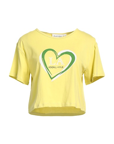 KENDALL + KYLIE T-shirt Lime green 100% Cotton