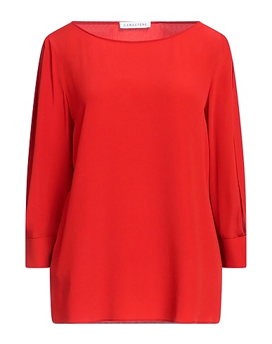 CARACTÈRE Top Rosso 69% Acetato, 31% Seta