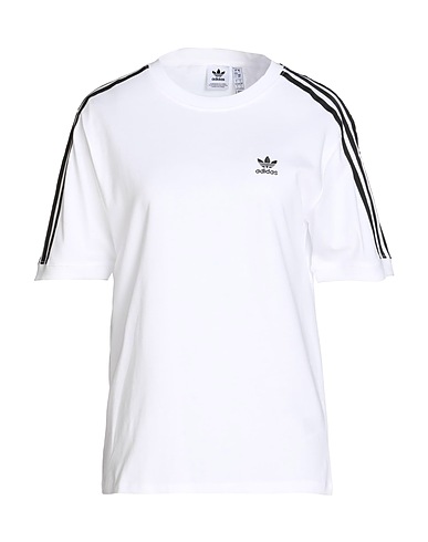 ADIDAS ORIGINALS T-shirt 3 STRIPES TEE
 White 100% Cotton
