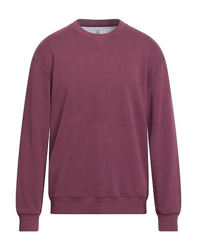 BRUNELLO CUCINELLI Sweatshirt Plum 100% Cotton, Elastane