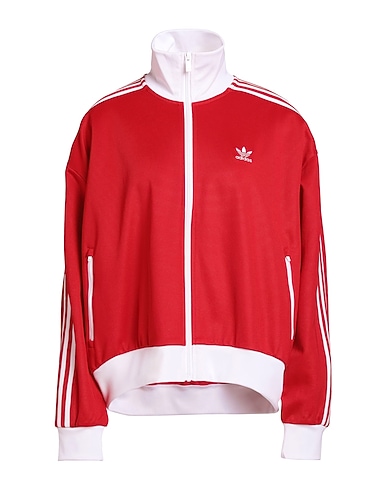 ADIDAS ORIGINALS Sweatshirt OS TRACK TOP
 Red 52% Cotton, 48% Recycled polyester