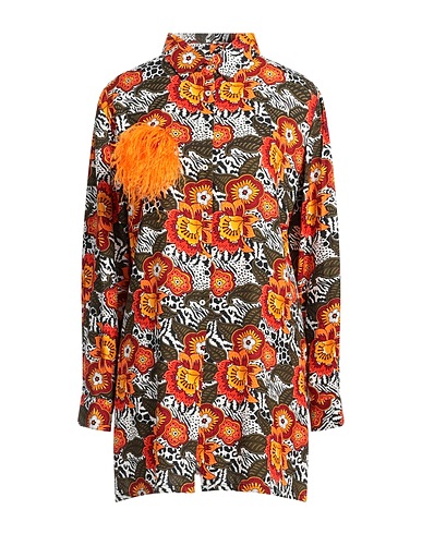 CONNOR & BLAKE Floral shirts & blouses Orange 100% Viscose