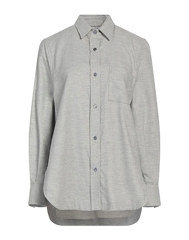 CALIBAN 無地シャツ＆ブラウス ライトグレー コットン 100%