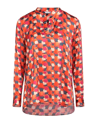 CALIBAN Top Orange 100% Viscose
