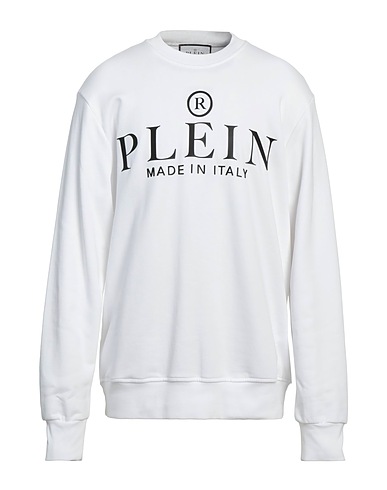 PHILIPP PLEIN Sweatshirt White 100% Cotton, Elastane