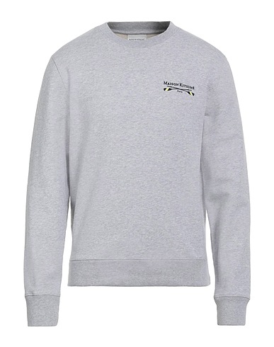 MAISON KITSUNÉ Sweatshirt Light grey 100% Cotton