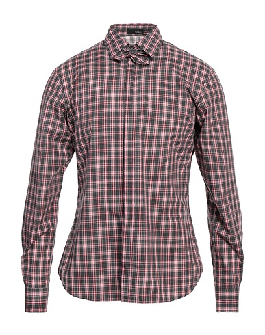 TONELLO Checked shirt Grey 100% Cotton