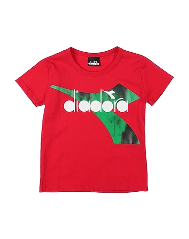 DIADORA T-shirt Red 100% Cotton