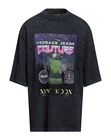 VERSACE JEANS COUTURE T-shirt Charcoal 100% Cotton