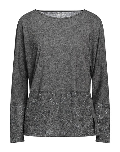 PUROTATTO T-shirt Grey 70% Wool, 20% Viscose, 10% Polyester