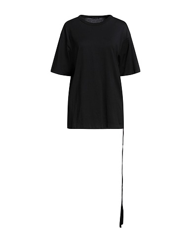 ANN DEMEULEMEESTER Basic T-Shirt Black 100% Cotton