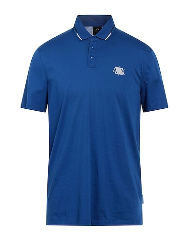 ARMANI EXCHANGE Poloshirt Blau 100% Baumwolle