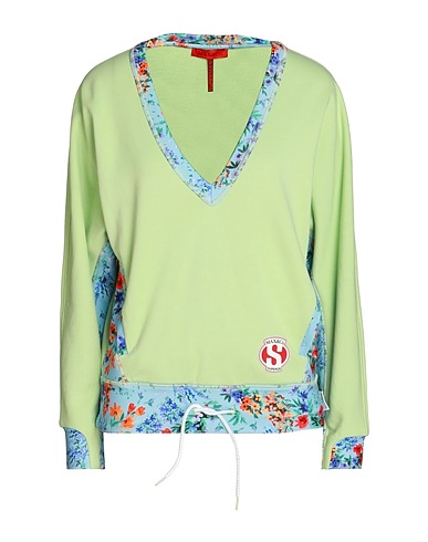 MAX&Co. with SUPERGA Sweatshirt Light green 100% Cotton