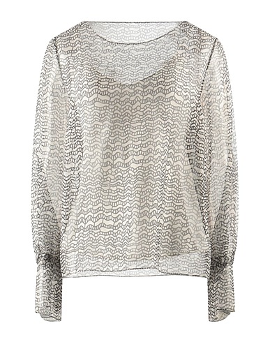 SUPER BLOND Top Avorio 100% Seta