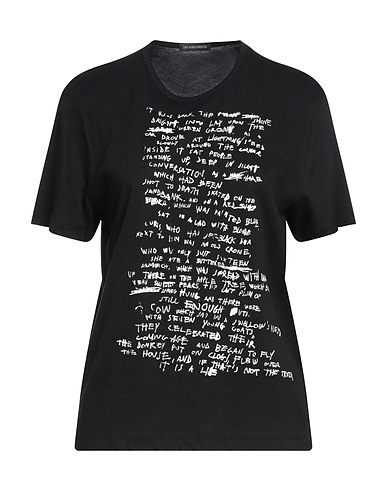 ANN DEMEULEMEESTER T-shirt Nero 100% Cotone