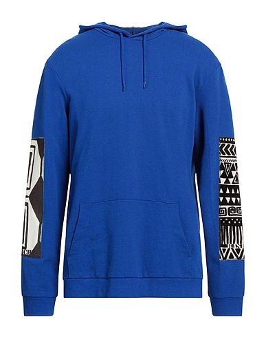 BASTILLE RIVE DROITE Hooded track jacket  Bright blue 100% Cotton