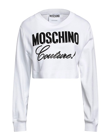 MOSCHINO Sweatshirt White 100% Cotton